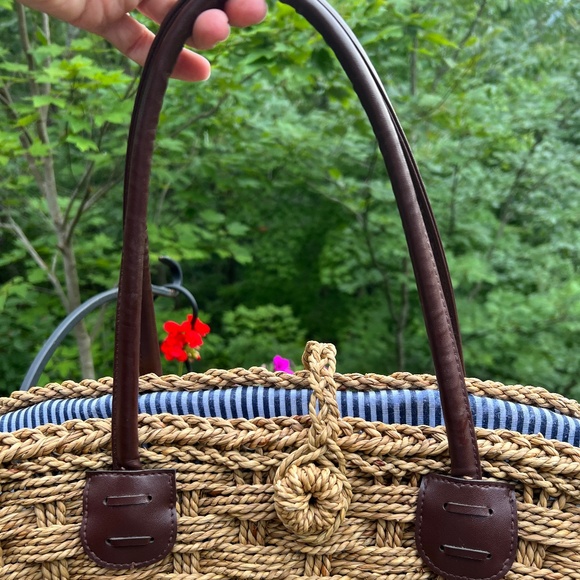 San Diego Hat Co. Woven Seagrass Straw Bag - Picture 4 of 12